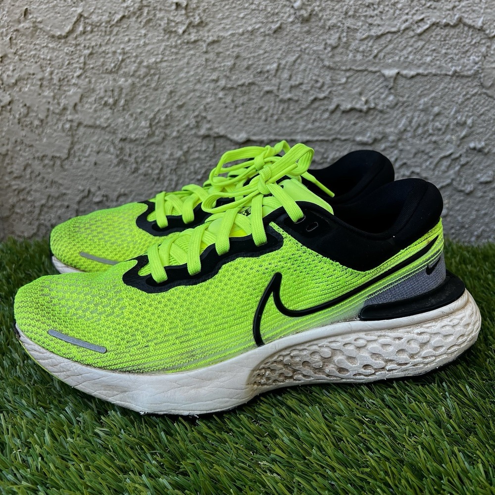 Nike Shoes Men Size 9.5 ZoomX Invincible Run Men Flyknit Neon Green CT2228-700